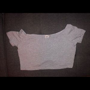 ASOS US14 * gray crop top